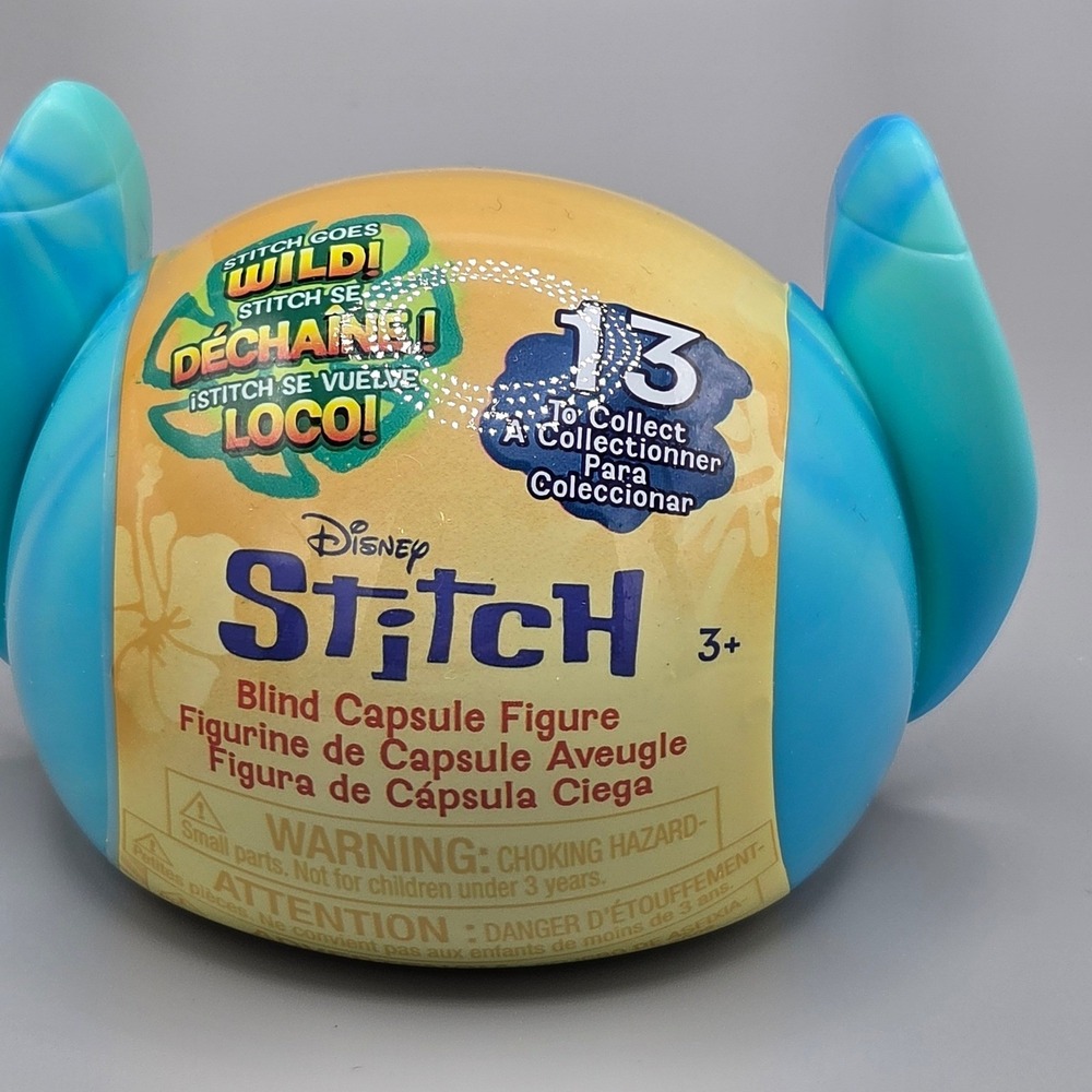 Disney Stitch Goes Wild Blind Capsule Mystery Figure Just Play 2025 New Sealed